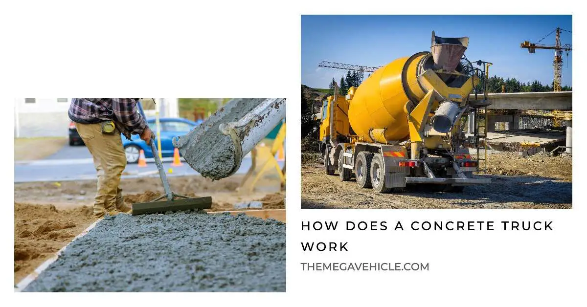 how does a concrete truck work