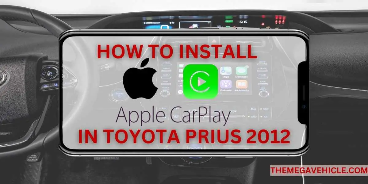 how to install apple carplay in toyota prius 2012