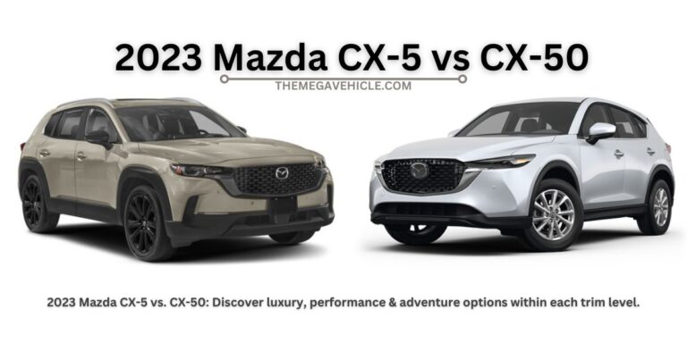 2023 Mazda CX-5 vs CX-50