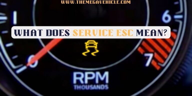 What Does Service ESC Mean?